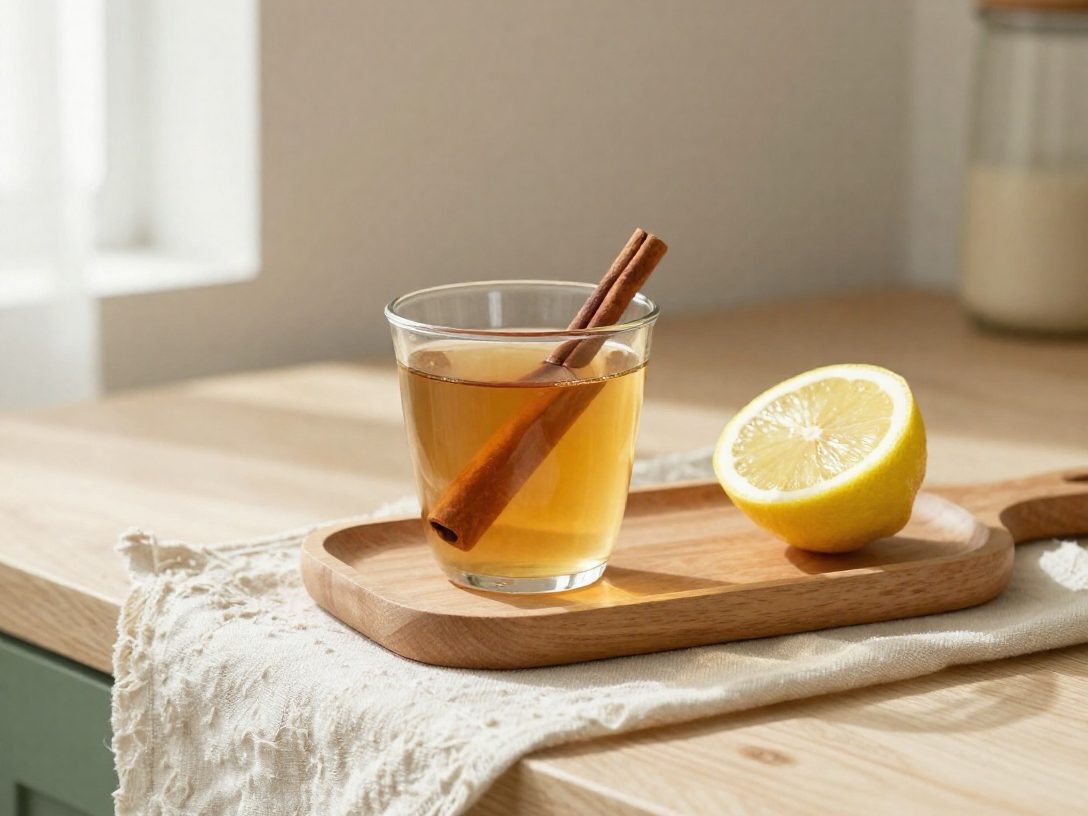 Acqua calda, cannella e limone a digiuno