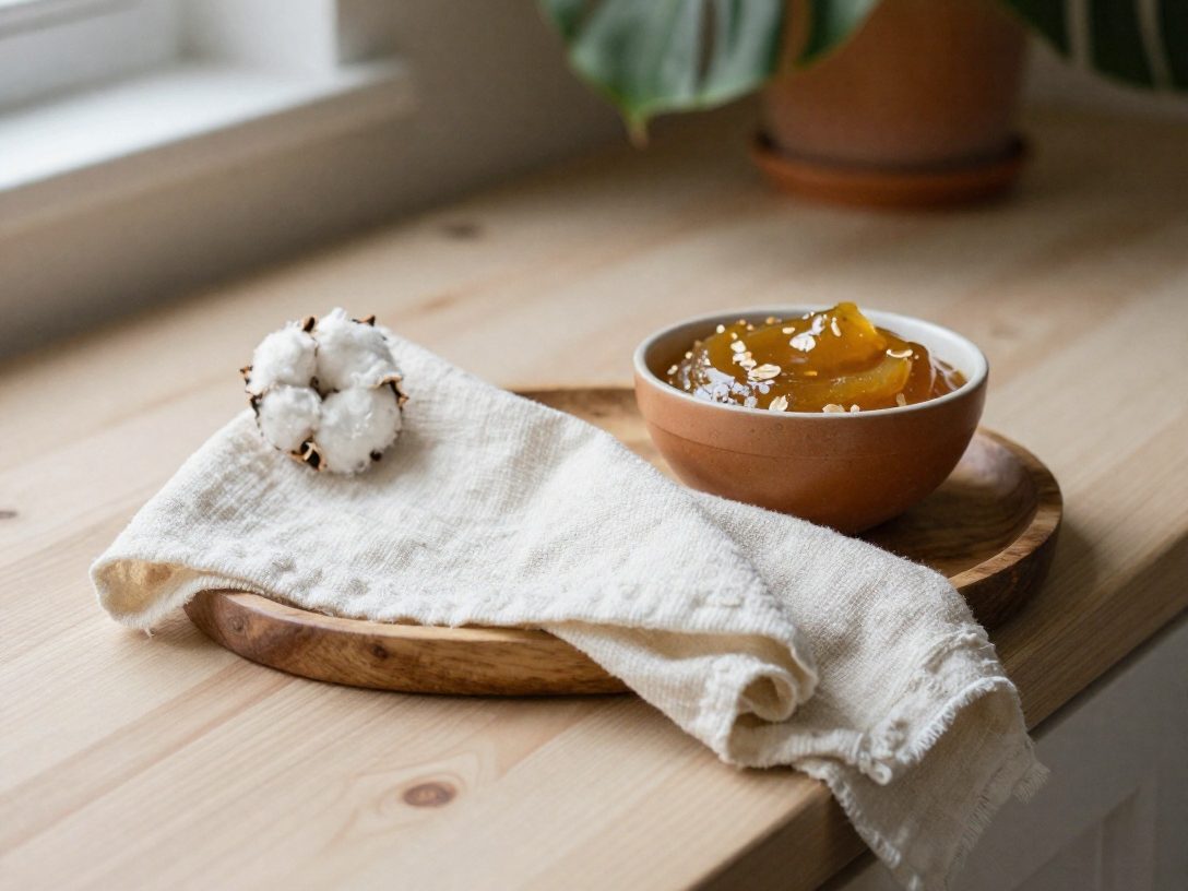 Scrub di avena e miele per il viso